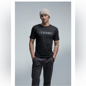 NWT Atomic Alps Ski Hike Bike Outdoor Gray T-Shirt in Large